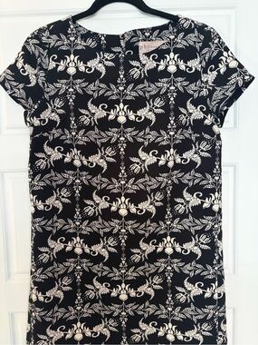 Philosophy Dresses Black & White Damask Print Mini Dress | Size Small